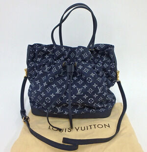 Louis Vuitton Denim NoeFull Tote Bag Drawstring gi
